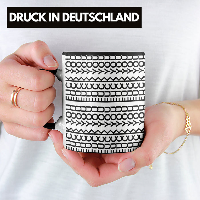 Fuc* You Tasse Lustiges Geschenk Allover-Print Quer Lesen Trendation