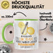 Limonade-Liebhaber Tasse Geschenk Ich Kann Limonade Verschwinden Lassen Was Ist Deine Superkraft Becher Geschenkidee Limonade Kaffee-Becher Grün Trendation