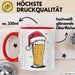 Bier Weihnachtsfeier Tasse Geschenk Lustige Geschenkidee Spruch Rot Trendation