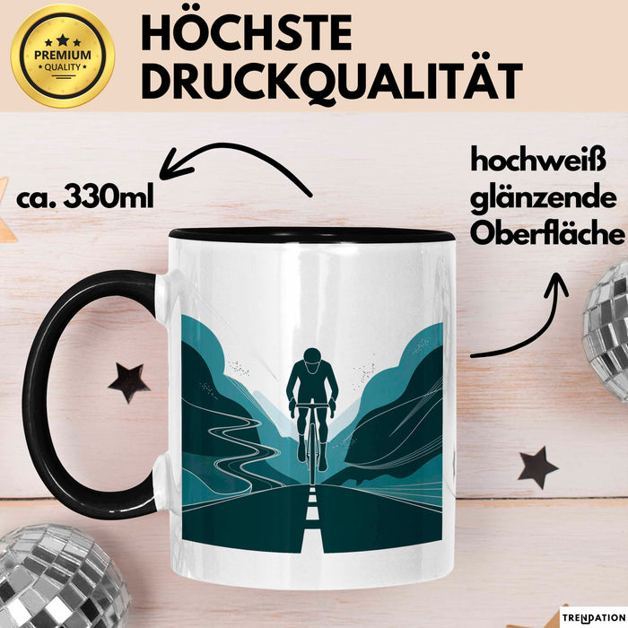 Radfahrer Tasse Geschenk Lustige Geschenkidee Spruch Für Straßen Fahrer Trendation
