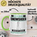 Snowshoer Tasse Geschenk für Snowshoer Geburtstag Lustiger Spruch Kaffee-Becher Was Ist Deine Superkraft Grün Trendation