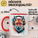 Fuchs Tierliebhaber Tasse Geschenk Lustige Geschenkidee Spruch Rot Trendation