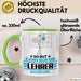Lehrer Geschenk Tasse So Gut Kann Nur Ein Lehrer Aussehen Geschenkidee Kaffee-Becher Grün Trendation