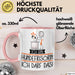 Geschenk für Hundefrisörin Tasse Lustige Geschenkidee Geburtstag Ich Bin Hundefrisörin Ich Darf Das Rosa Trendation
