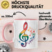 Musikliebhaber Musiker Tasse Geschenk Lustige Geschenkidee Spruch Rosa Trendation
