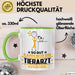 Tierarzt Geschenk Tasse So Gut Kann Nur Ein Tierarzt Aussehen Geschenkidee Kaffee-Becher Grün Trendation