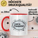 Linguist Tasse Geschenkidee Lost in Translation Sprachnerd Rot Trendation