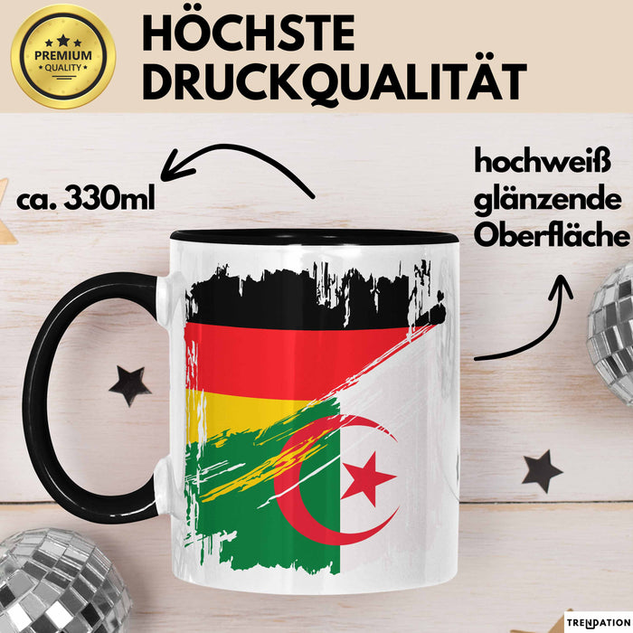 Pakistan Deutschland Flagge Halb Deutscher Halb Pakistaner Fußball Germany 2025 Europa Pakistan Schwarz Trendation
