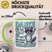 Büro Arbeit Kollege Tasse Becher Geschenk Lustige Geschenkidee Spruch Danke Für Die Tolle Zeit Mit Dir Wir Werden Dich Sehr Vermissen Grün Trendation