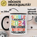 Schule Geschafft Abschluss Abi Tasse Geschenk 2025 Eine Legende Geht Vom Gelände Schwarz Trendation