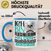 Fliesenlegerin Ausbildung Start Geschenk Tasse Ich Bin Fliesenlegerin In Der Ausbildung Ich Darf Das Kaffee-Becher Geschenkidee Blau Trendation