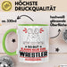 Wrestler Geschenk Tasse So Gut Kann Nur Ein Wrestler Aussehen Geschenkidee Kaffee-Becher Grün Trendation