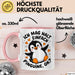Pinguin Tier Tasse Geschenk Lustige Geschenkidee Spruch Ich Mag Halt Einfach Pinguine Rosa Trendation
