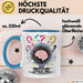 Überdenker Tasse Geschenk Lustige Geschenkidee Spruch Für Beschäftigte Köpfe Blau Trendation