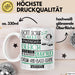 Drum-and-Bass-DJane Geschenk Becher Tasse Gott Schuf Alle Menschen Gleich Nur Die Besten Durfeten Drum-and-Bass-DJane Werden Geschenkidee Lustig Weiß Trendation