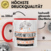 Bandmitglied Weil Es Keinen Schöneren Beruf Gibt Tasse Geschenk für Eine Bandmitglied Lustig Rot Trendation