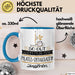 Pilates-Enthusiastin Geschenk Tasse So Gut Kann Nur Eine Pilates-Enthusiastin Aussehen Geschenkidee Geburtstag Weihnachten Lustig Blau Trendation