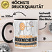 Bogenschießer Geschenk Tasse Ich Bin Bogenschießer Aber Sag Doch Einfach Superheld Lustige Geschenkdiee für Bogenschießer Kaffee-Becher Schwarz Trendation