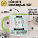 Jazz-Liebhaberin Tasse Geschenk Becher Stark Attraktiv Furchtlos Jazz-Liebhaberin Lustige Geschenkidee Grün Trendation
