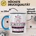 Songtexterin Weil Es Keinen Schöneren Beruf Gibt Tasse Geschenk für Eine Songtexterin Lustig Blau Trendation