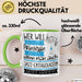 Jazz-Enthusiastin Tasse Geschenk Spruch Wer Will Schon Prinzessin Sein Wenn Man Auch Jazz-Enthusiastin Sein Kann Grün Trendation