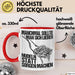Sarkastischer Sarkasmus Tasse Geschenk Lustige Geschenkidee Spruch Manchmal Sollte Man Sich Lieber Nudeln Statt Sorgen Machen Rot Trendation