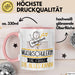 Musikschülerin Geschenk Tasse Becher Die Frau Die Allen Kann Geschenkidee für eine Musikschülerin Lustig Rosa Trendation