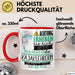 Kajaklehrerin Tasse Geschenk Lustiger Spruch Bitte Erheben Sie Sich Seine Majestät Die Kajaklehrerin Betritt Den Raum Rot Trendation
