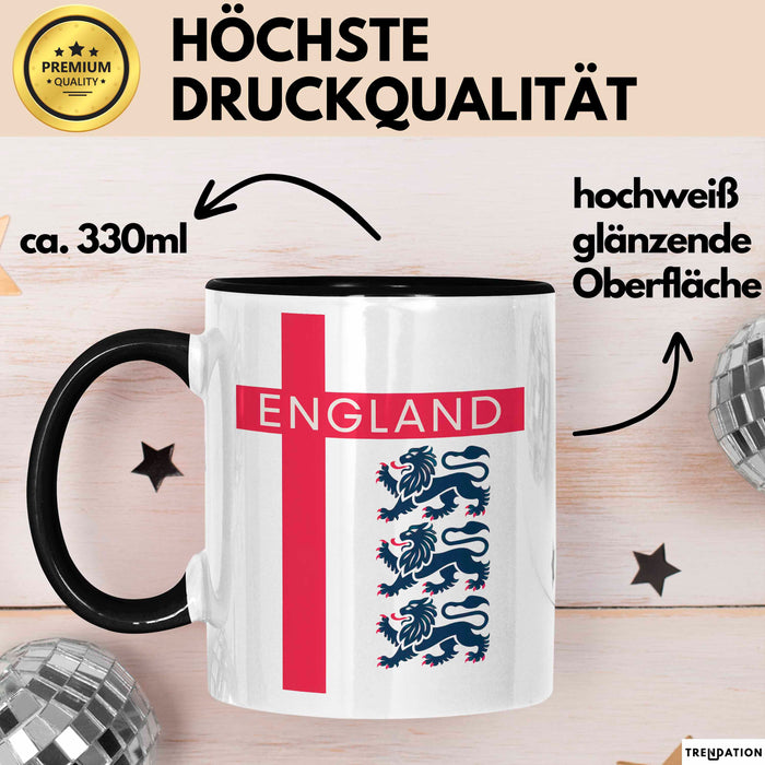 England Flagge London Tasse Geschenk Lustige Geschenkidee Spruch Trendation