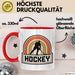 Hockeyspieler Spiel Sport Tasse Geschenk Lustige Geschenkidee Spruch Rot Trendation