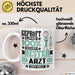 Arzt Geschenk Lustiger Spruch für Arzt Geschenkidee Bester Arzt Der Welt Weiß Trendation