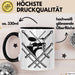 Drummer Schlagzeug-Spieler Geschenk Tasse Geschenkidee Kaffee-Becher Schlagzeuger Schlagzeug Stick Schwarz Trendation