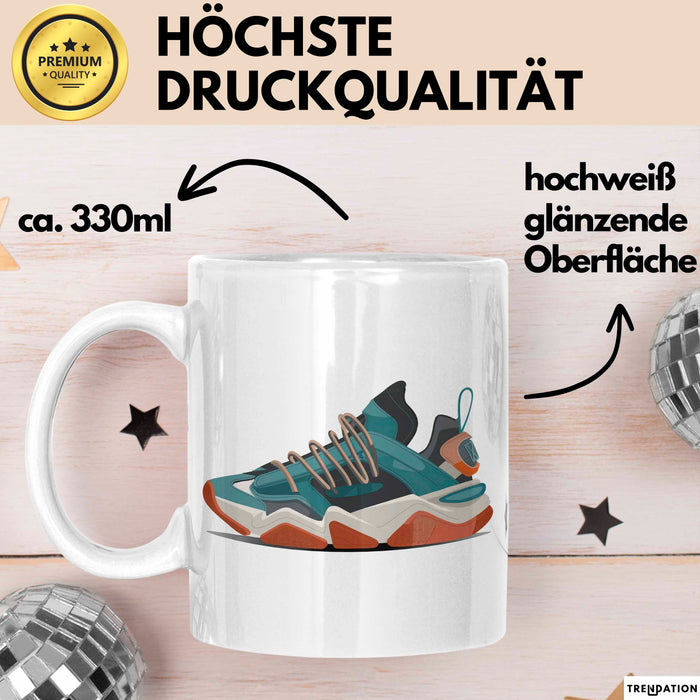 Sneakerhead Tasse Geschenkidee für Schuhsammler Weiß Trendation
