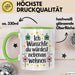 Freundschaft Tasse Geschenk Ich Wuenschte Du Wuerdest Nebenan Wohnen Geschenkidee Grün Trendation