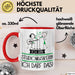 Geschenk für Studiomusikerin Tasse Lustige Geschenkidee Geburtstag Ich Bin Studiomusikerin Ich Darf Das Rot Trendation