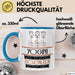 Yogini Weil Es Keinen Schöneren Beruf Gibt Tasse Geschenk für Eine Yogini Lustig Blau Trendation
