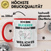Ruderer Geschenk Tasse Lustiger Spruch Ich Bin Ruderer Warum Weil Ich Es Kann Geschenkidee Bester Ruderer Geburtstag Kaffee-Becher Rot Trendation