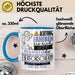 Tierforscherin Tasse Geschenk Lustiger Spruch Bitte Erheben Sie Sich Seine Majestät Die Tierforscherin Betritt Den Raum Blau Trendation