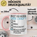 Witzige Tasse Geschenk Bist Du Hier Der Chef Humorvolles Design Frau Fragen Rosa Trendation