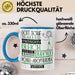 Vogel-Adoptierende Geschenk Becher Tasse Gott Schuf Alle Menschen Gleich Nur Die Besten Durfeten Vogel-Adoptierende Werden Geschenkidee Lustig Blau Trendation