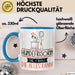 Hundefrisörin Geschenk Tasse Becher Die Frau Die Allen Kann Geschenkidee für eine Hundefrisörin Lustig Blau Trendation