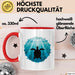 Schildkröte Tierliebhaber Tasse Geschenk Lustige Geschenkidee Spruch Rot Trendation