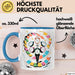 Projektmanager Tasse Geschenk Lustige Geschenkidee Spruch Für Deadline Jongleure Blau Trendation