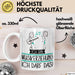 Geschenk für Musikerziehung Tasse Lustige Geschenkidee Geburtstag Ich Bin Musikerziehung Ich Darf Das Weiß Trendation