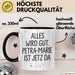 Petra-Marie Tasse Geschenk Alles Ist Gut Petra-Marie Ist Jetz Da Geschenkidee Becher mit Name Schwarz Trendation