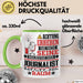 Journalist Geschenk Tasse Lustiger Spruch Erheben Sie Sich Der Journalist Betritt den Raum Grün Trendation