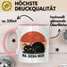 Katze Tasse Geschenk Na Sicha Ned Geschenkidee Katzenliebhaber Kaffee-Becher Rosa Trendation