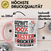 Rocker Geschenk Lustiger Spruch für Rocker Geschenkidee Bester Rocker Der Welt Rosa Trendation