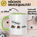 Schildkröte Tierliebhaber Tasse Geschenk Lustige Geschenkidee Spruch Gesundheit Grün Trendation
