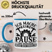 Handwerker Geschenk Tasse Ich Mache Keine Pause Das Werkzeug Muss Sich Erholen KFZ Mechaniker Hausmeister Elektroniker Anlagenmechaniker Blau Trendation